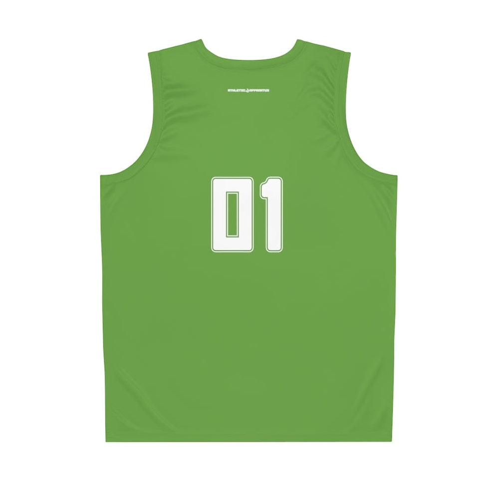 
                      
                        Athletic Apparatus Green WL Basketball Jersey
                      
                    