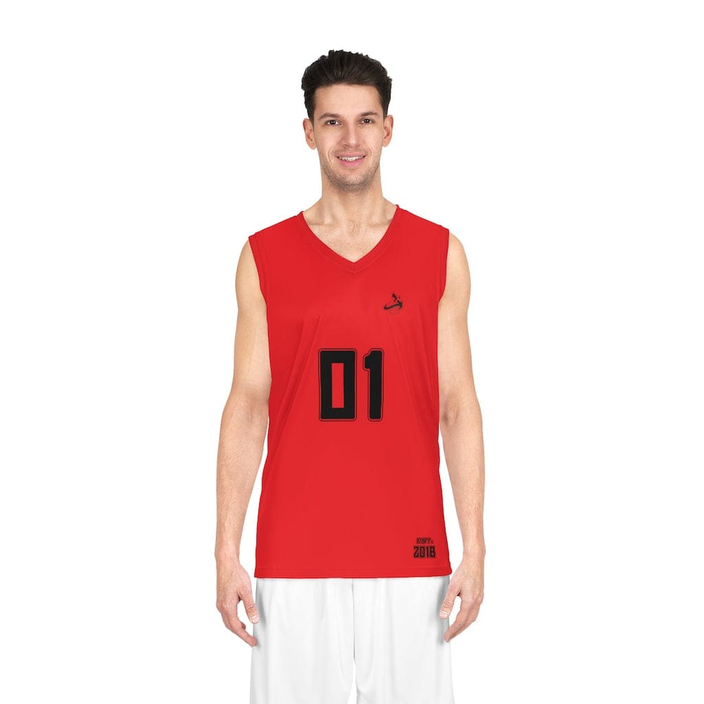 
                      
                        Athletic Apparatus Red BL Basketball Jersey
                      
                    