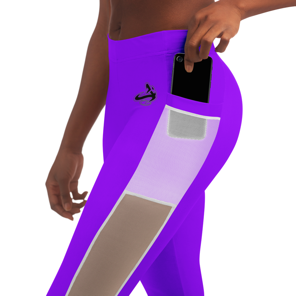 Athletic Apparatus Purple BL V2 Mesh Pocket Legging - Athletic Apparatus