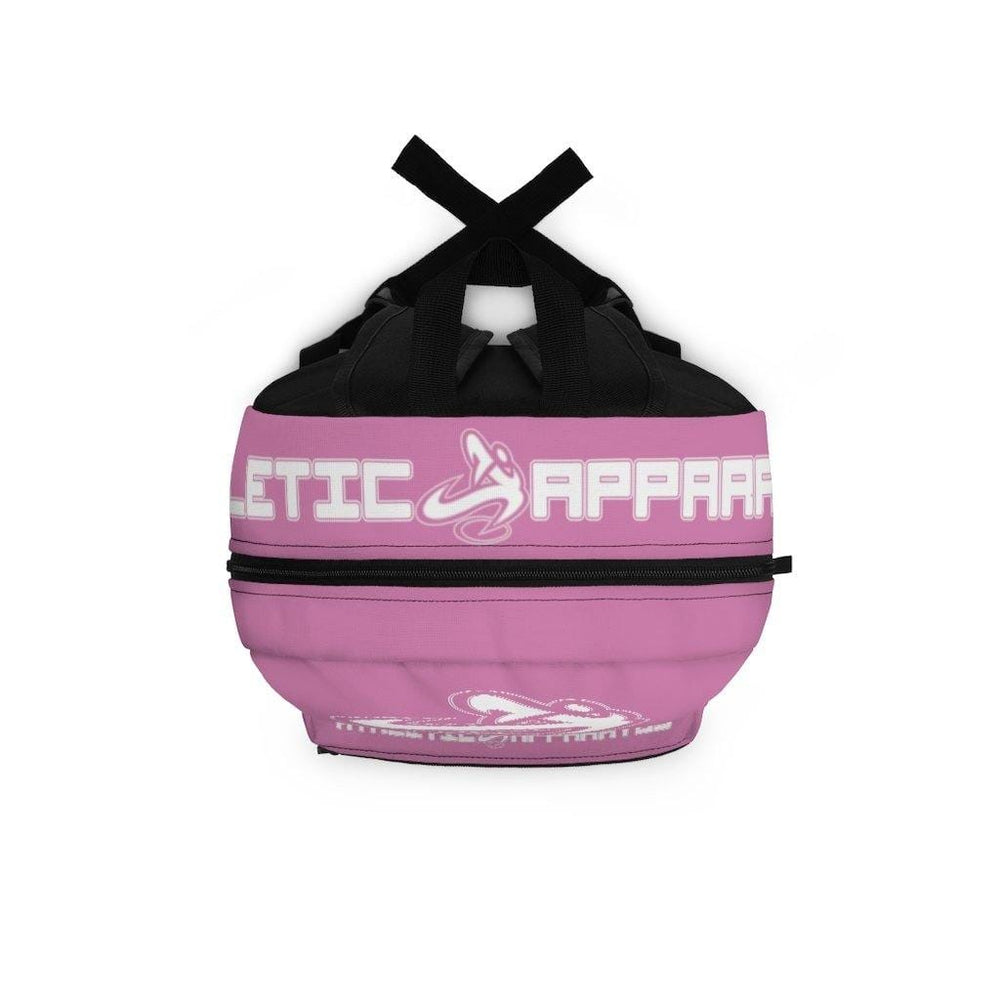 
                      
                        Athletic Apparatus Pink 1 Backpack with white name label on top (Made in USA) - Athletic Apparatus
                      
                    