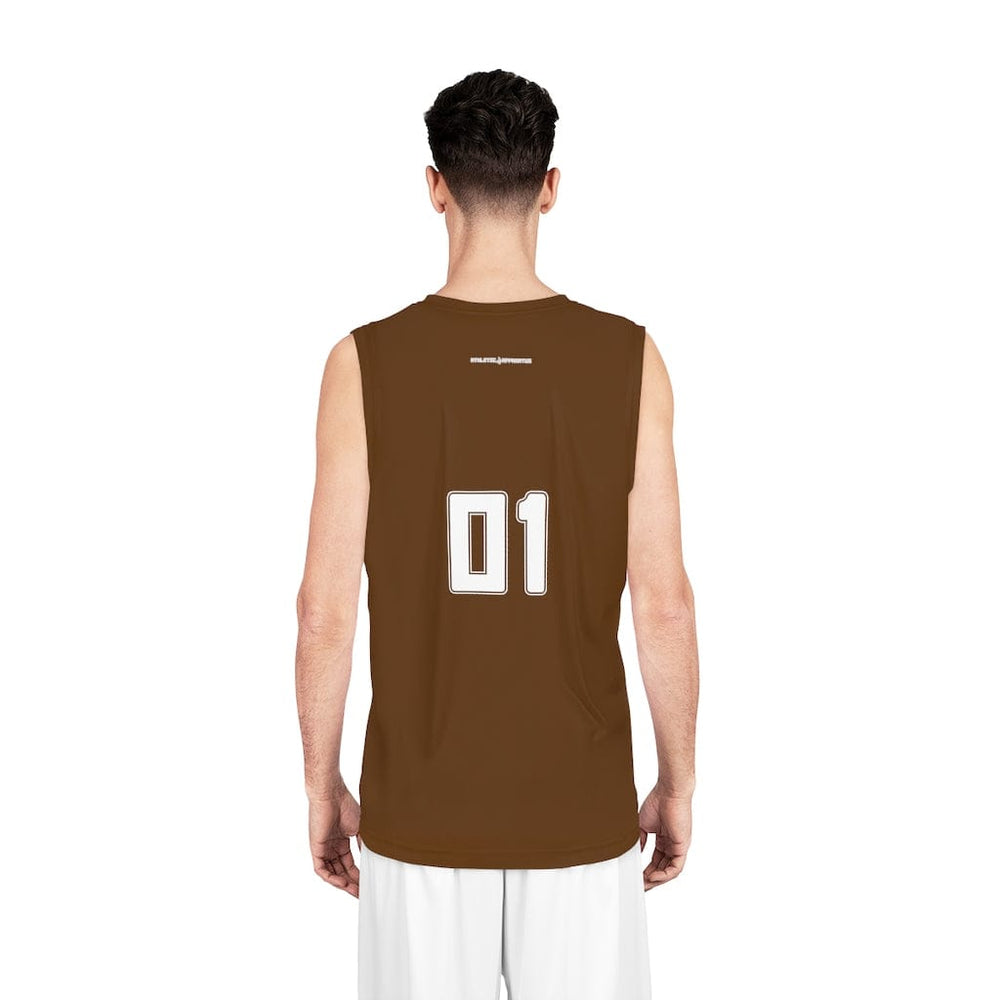 
                      
                        Athletic Apparatus Brown WL Basketball Jersey
                      
                    