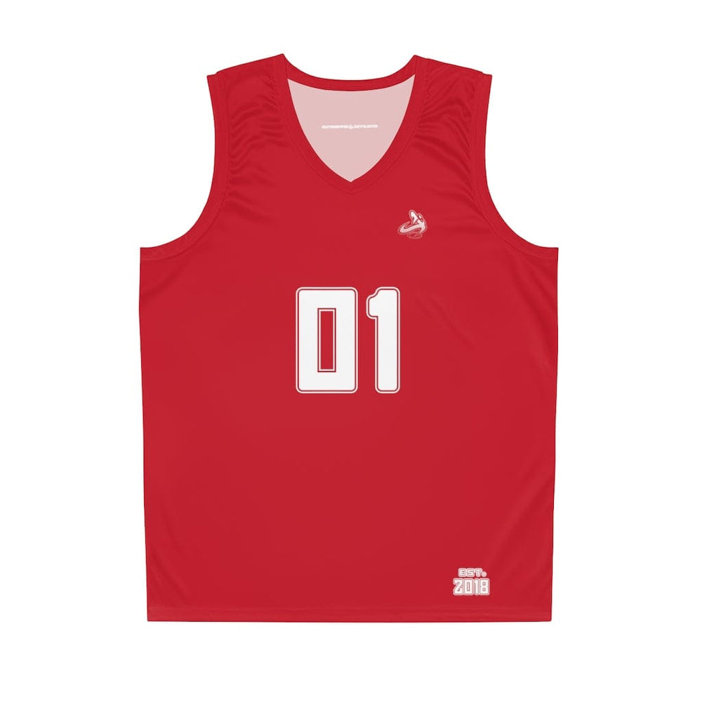 
                      
                        Athletic Apparatus Dark Red WL Basketball Jersey
                      
                    