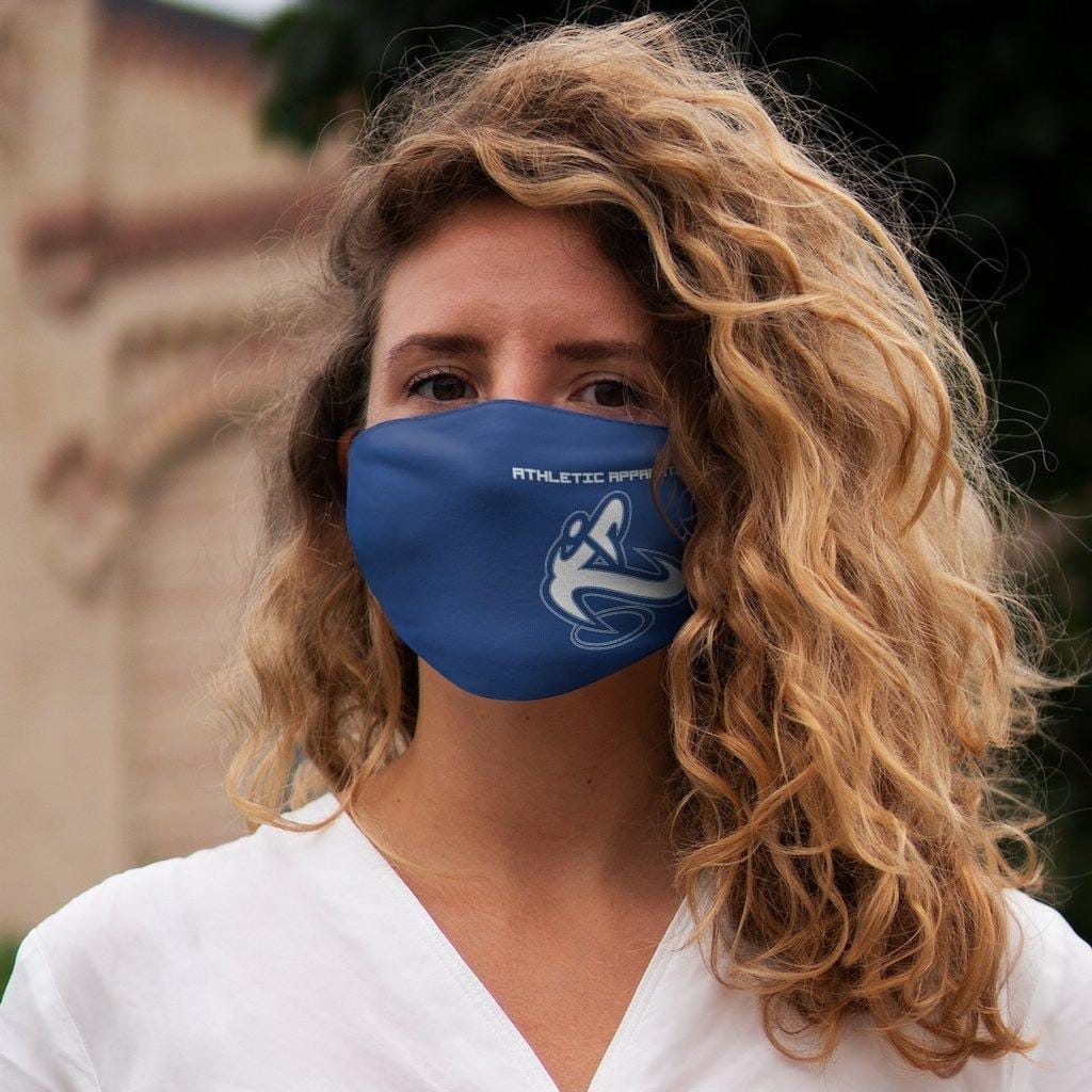 
                  
                    Athletic Apparatus Blue 2 White logo Snug-Fit Polyester Face Mask - Athletic Apparatus
                  
                