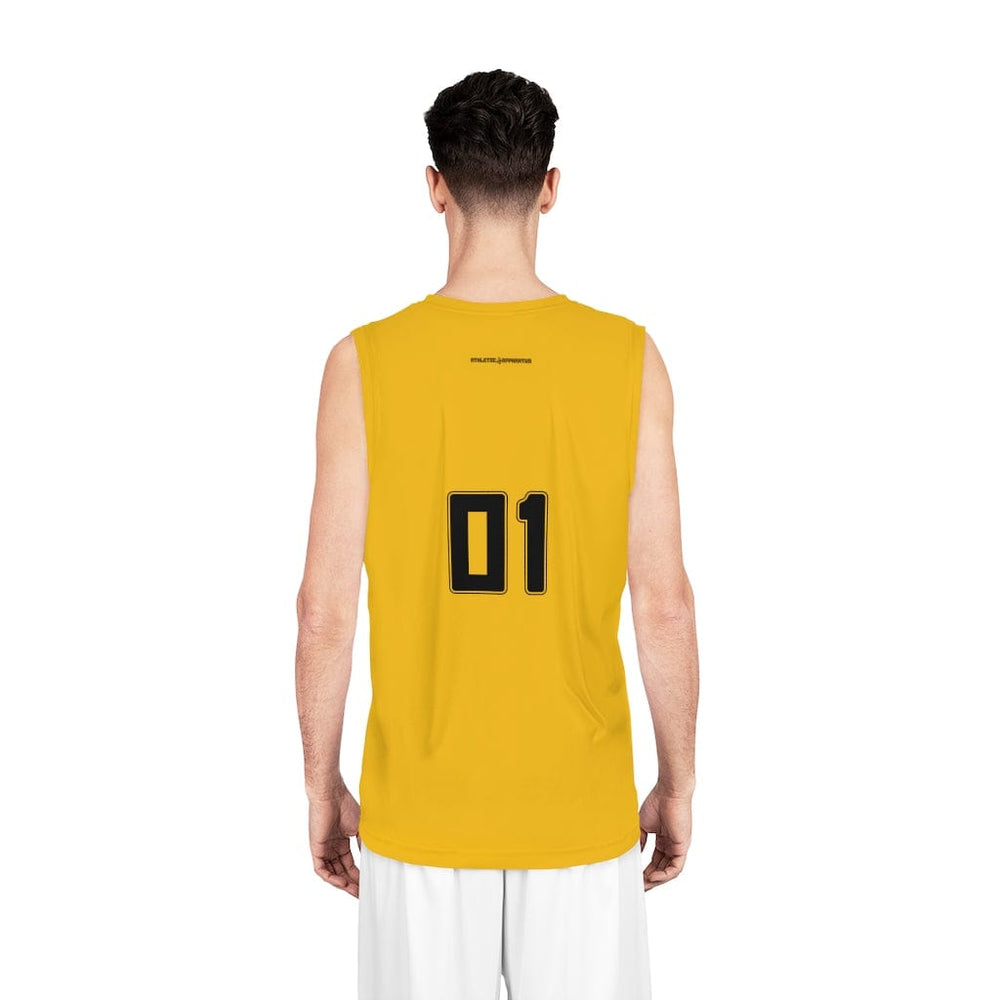 
                      
                        Athletic Apparatus Yellow BL Basketball Jersey
                      
                    