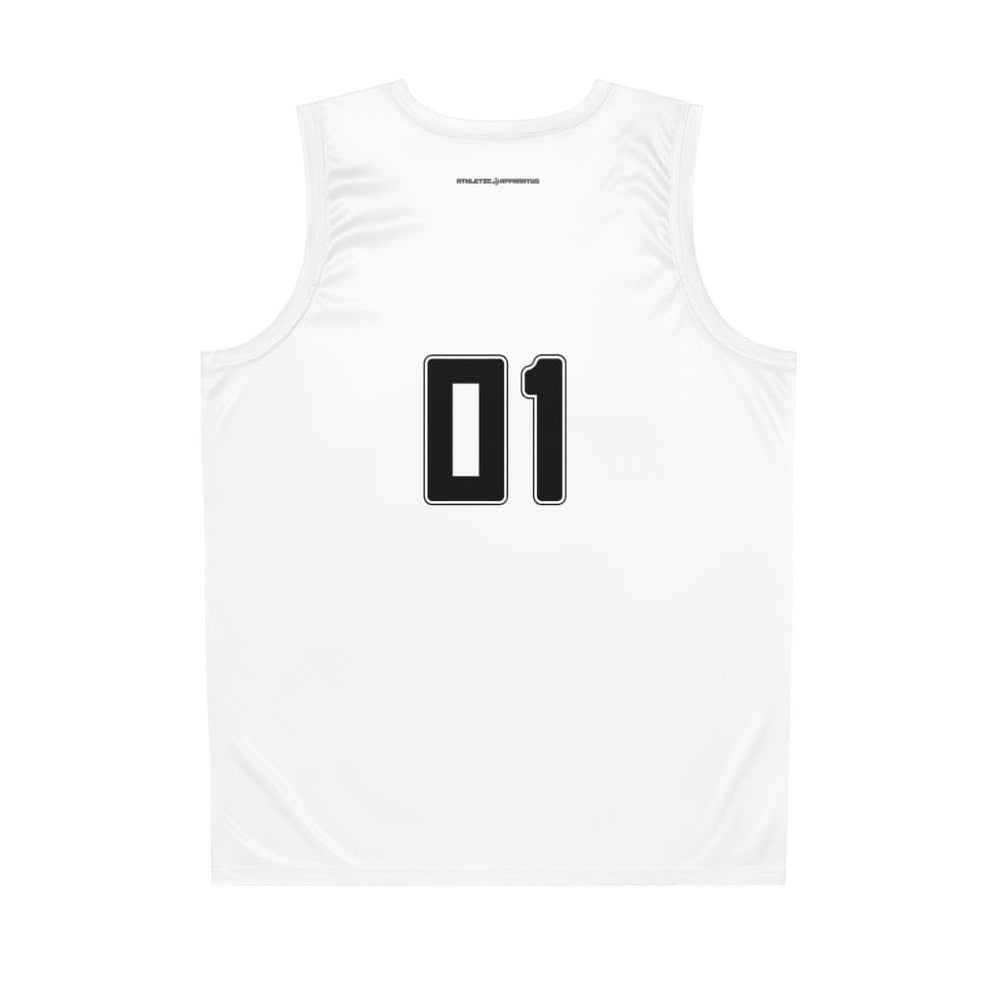 
                      
                        Athletic Apparatus Black White BL Basketball Jersey
                      
                    