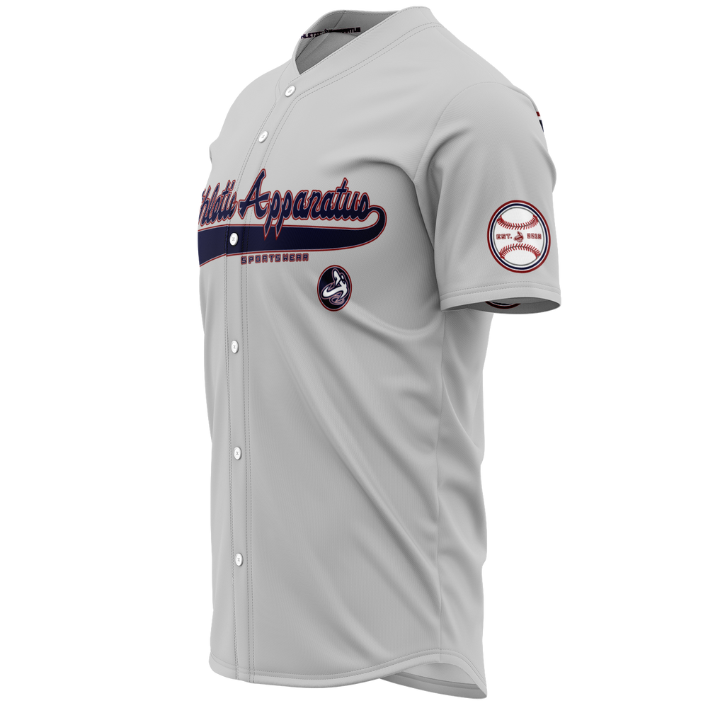 
                      
                        ATHLETIC APPARATUS RWB LOGO GREY 3 V2 BASEBALL JERSEY - Athletic Apparatus
                      
                    