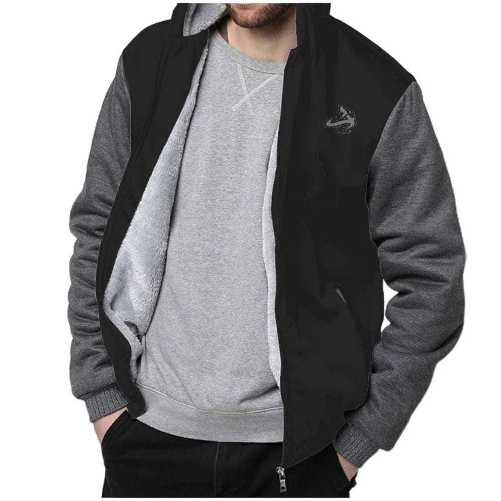 
                      
                        Athletic Apparatus Full Zipper Warmth Black Grey Thick Plus Fleece S - Athletic Apparatus
                      
                    