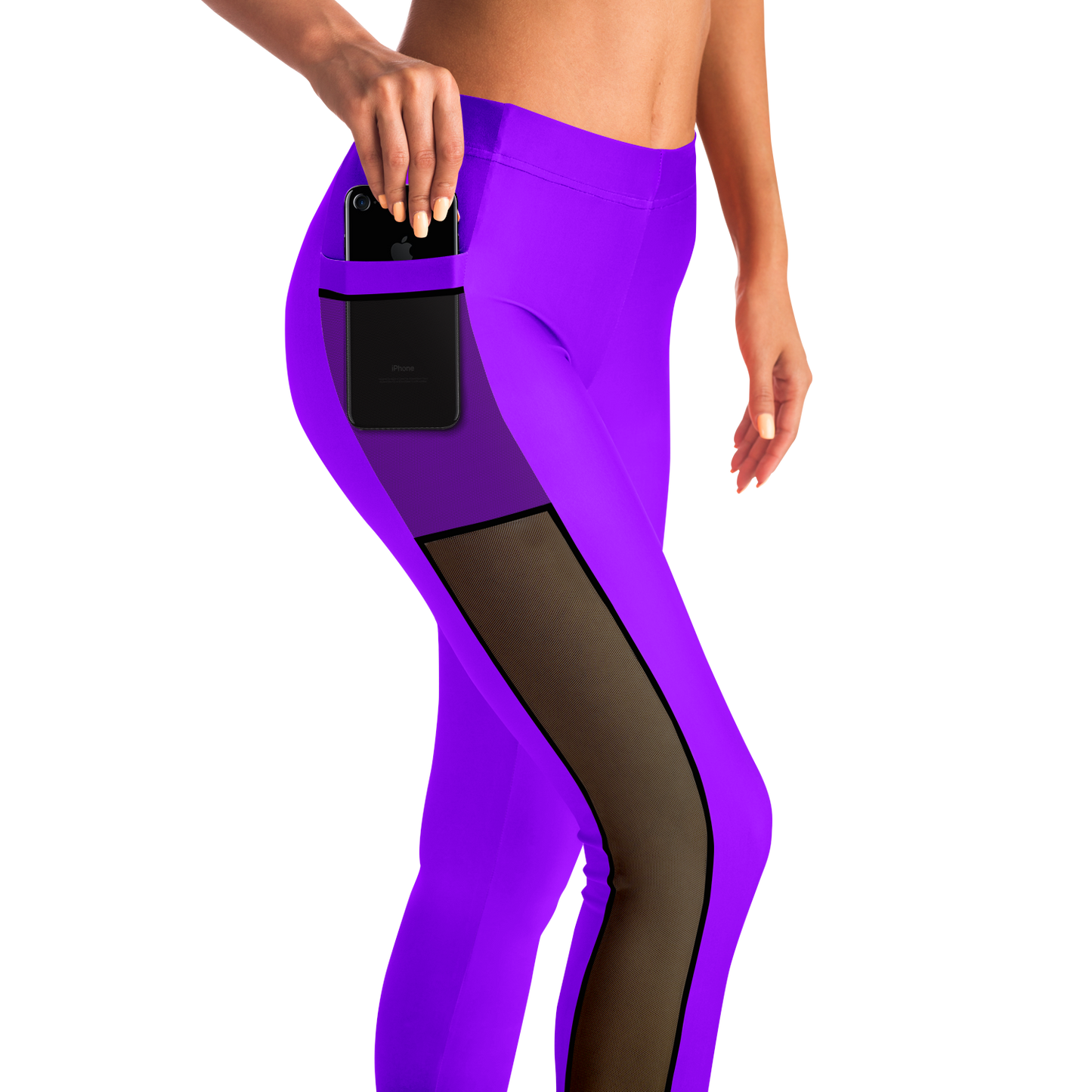 Athletic Apparatus Purple BL V1 Mesh Pocket Legging - Athletic Apparatus