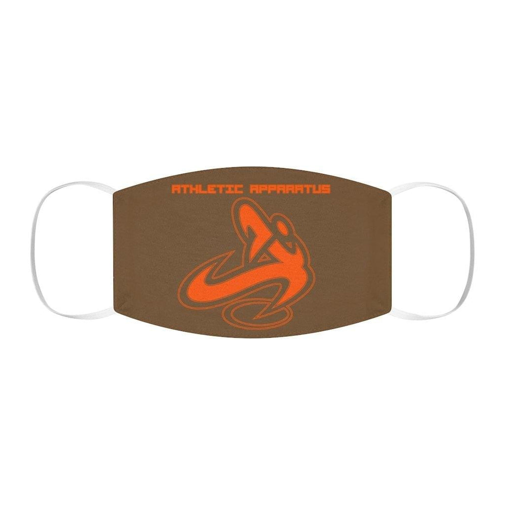 
                      
                        Athletic Apparatus Brown Orange logo Snug-Fit Polyester Face Mask 2 - Athletic Apparatus
                      
                    