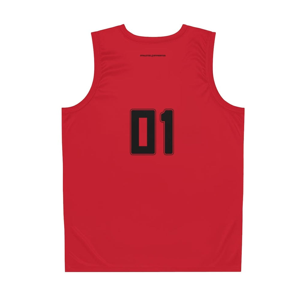 
                      
                        Athletic Apparatus Dark Red BL Basketball Jersey
                      
                    