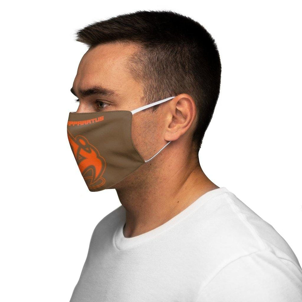 
                      
                        Athletic Apparatus Brown Orange logo Snug-Fit Polyester Face Mask 2 - Athletic Apparatus
                      
                    