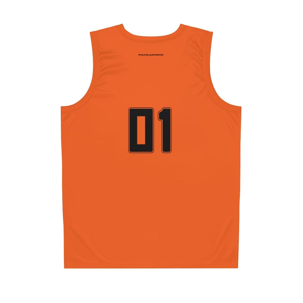 
                      
                        Athletic Apparatus Orange BL Basketball Jersey
                      
                    