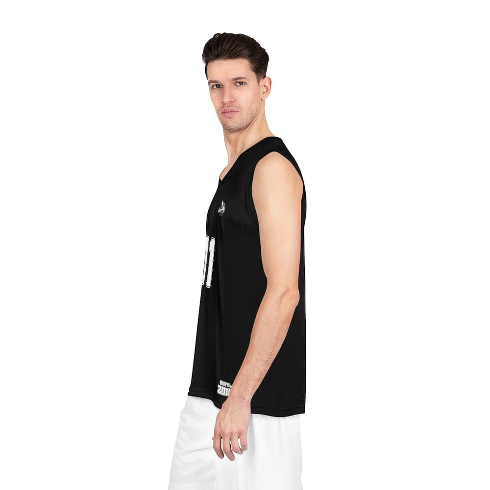 
                      
                        Athletic Apparatus Black Grey BL Basketball Jersey
                      
                    