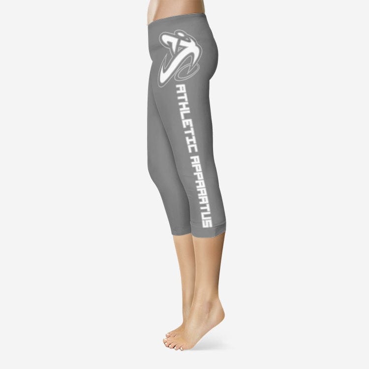 ATHLETIC APPARATUS GREY V1 CAPRI LEGGINGS - Athletic Apparatus