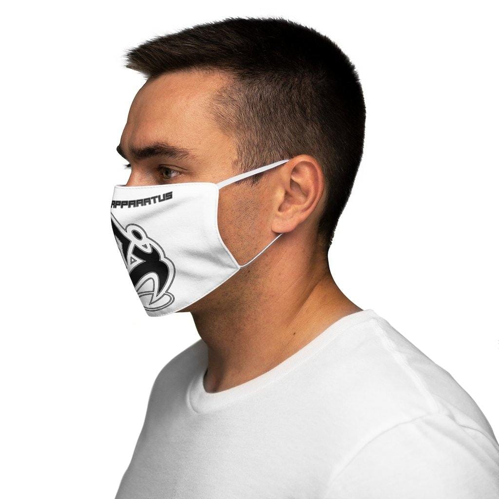 
                  
                    Athletic Apparatus White Black logo Snug-Fit Polyester Face Mask - Athletic Apparatus
                  
                