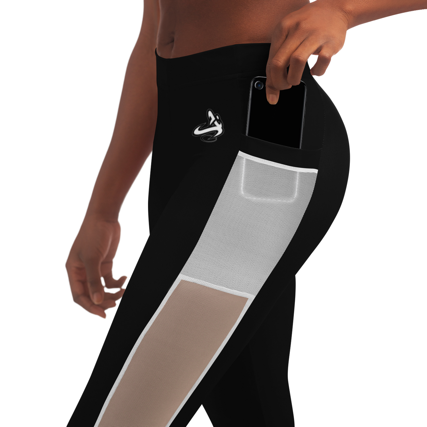 Athletic Apparatus Black WL V1 Mesh Pocket Legging - Athletic Apparatus