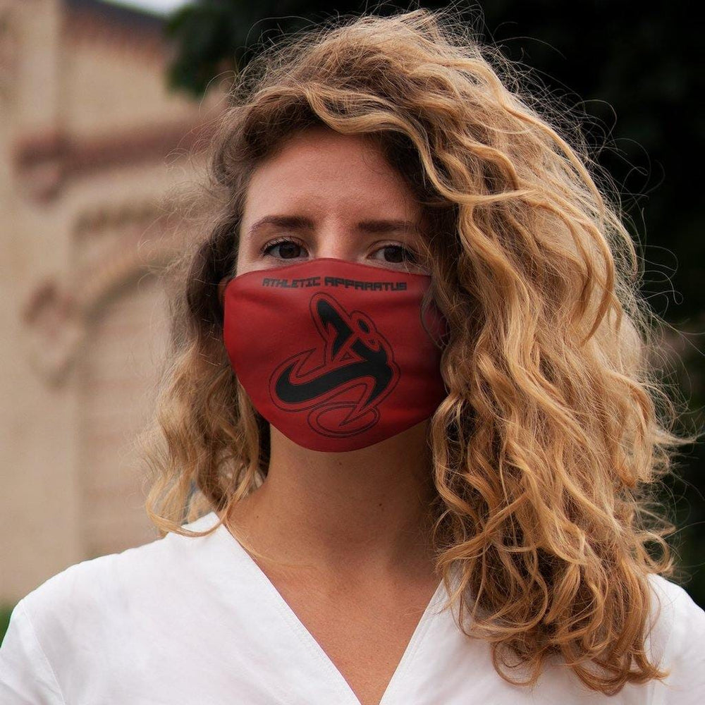 
                      
                        Athletic Apparatus Red Black logo Snug-Fit Polyester Face Mask - Athletic Apparatus
                      
                    