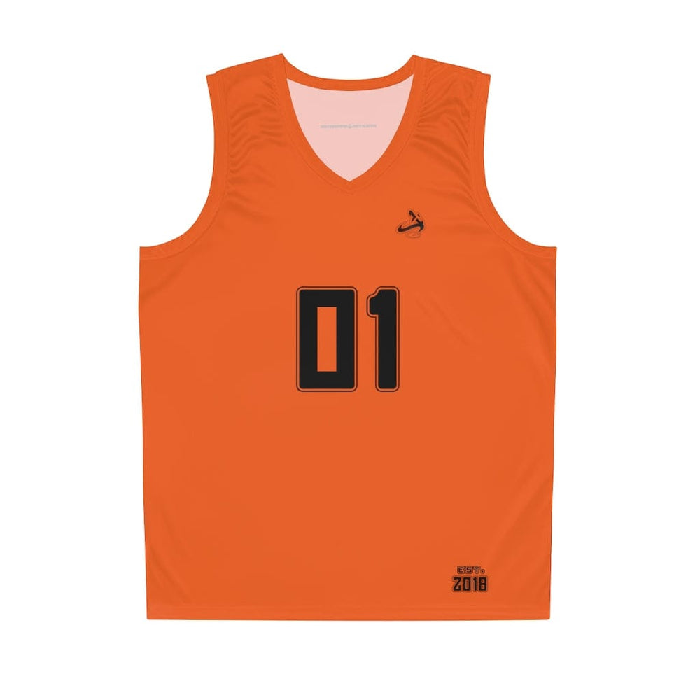 
                      
                        Athletic Apparatus Orange BL Basketball Jersey
                      
                    