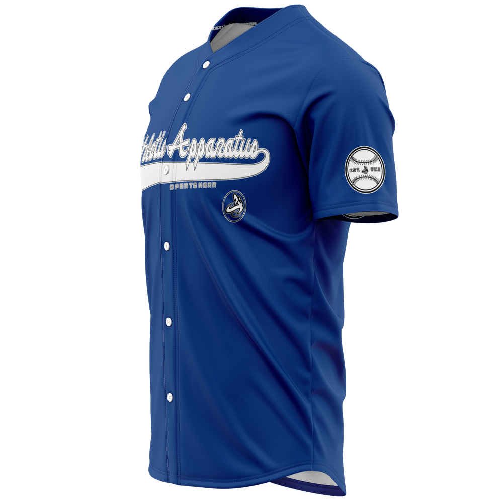 
                      
                        ATHLETIC APPARATUS WBL LOGO ROYAL BLUE V2 BASEBALL JERSEY - Athletic Apparatus
                      
                    