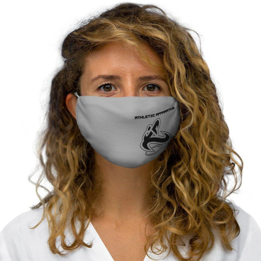 
                      
                        Athletic Apparatus Grey 2 Black logo Snug-Fit Polyester Face Mask 1 - Athletic Apparatus
                      
                    