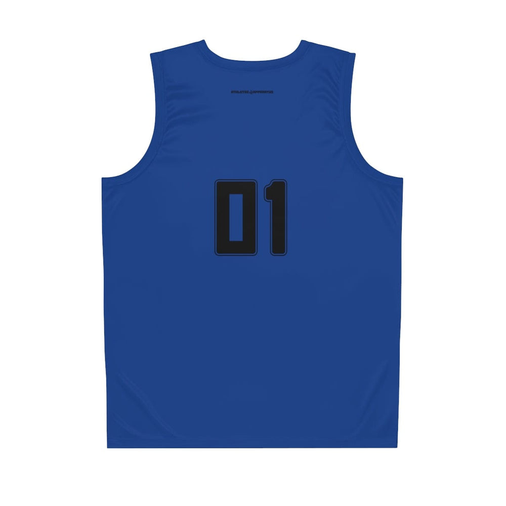 
                      
                        Athletic Apparatus Dark Blue BL Basketball Jersey
                      
                    