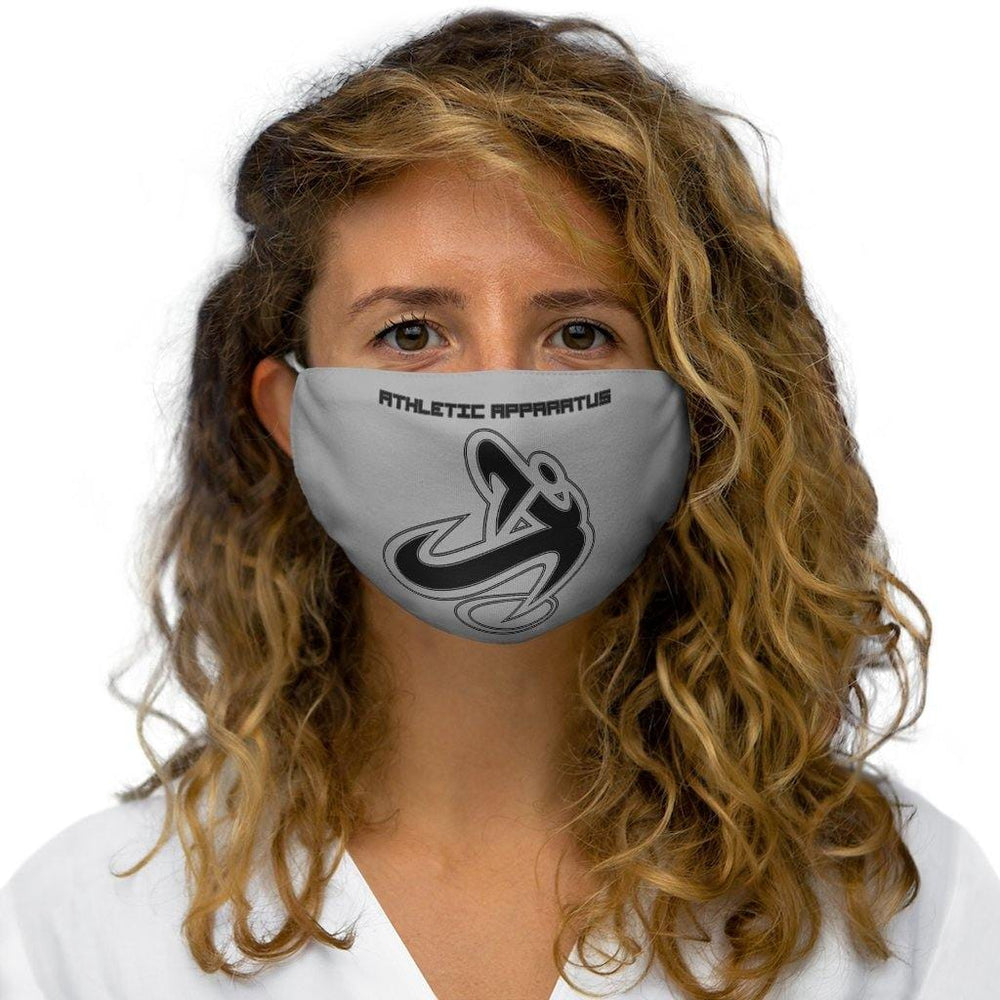 
                      
                        Athletic Apparatus Grey 2 Black logo Snug-Fit Polyester Face Mask - Athletic Apparatus
                      
                    