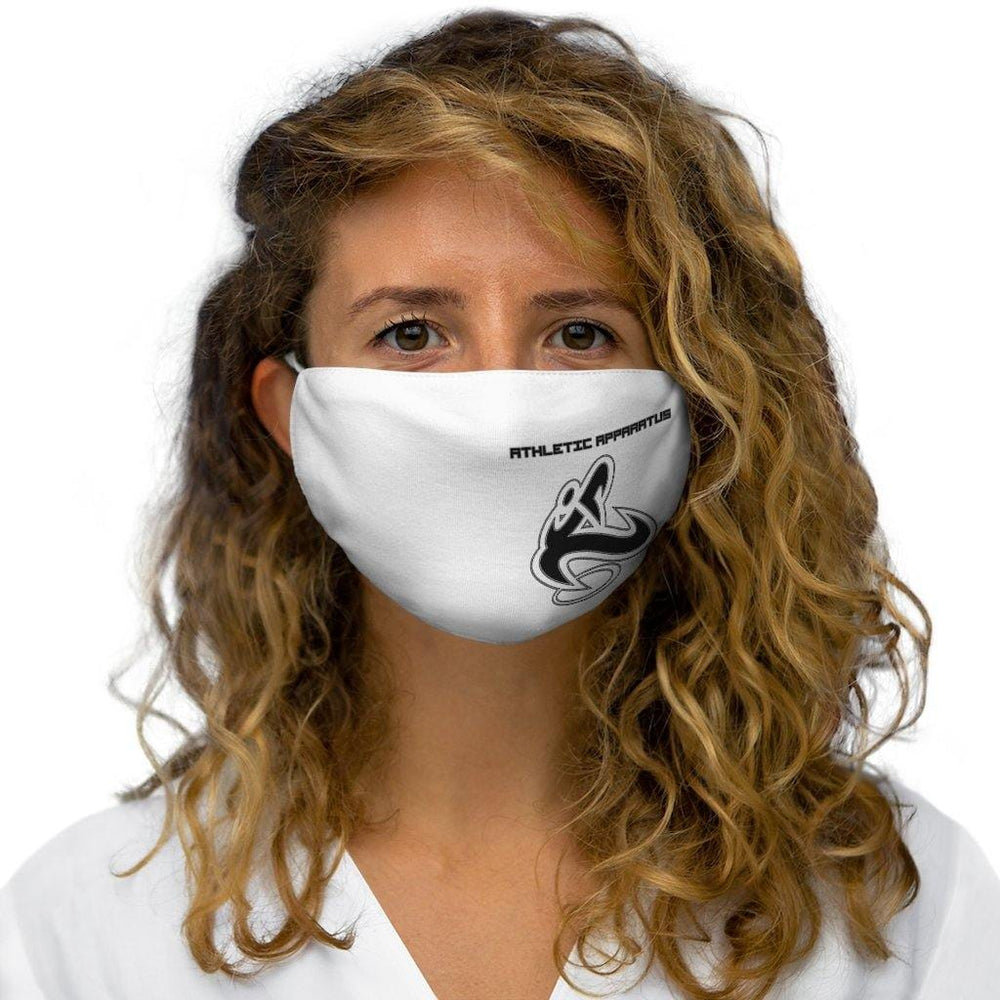 
                      
                        Athletic Apparatus White Black logo Snug-Fit Polyester Face Mask 1 - Athletic Apparatus
                      
                    