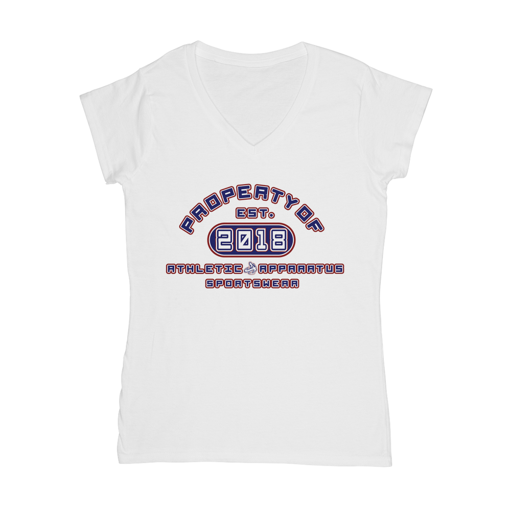 Athletic Apparatus Classic Women's V-Neck T-Shirt - Athletic Apparatus