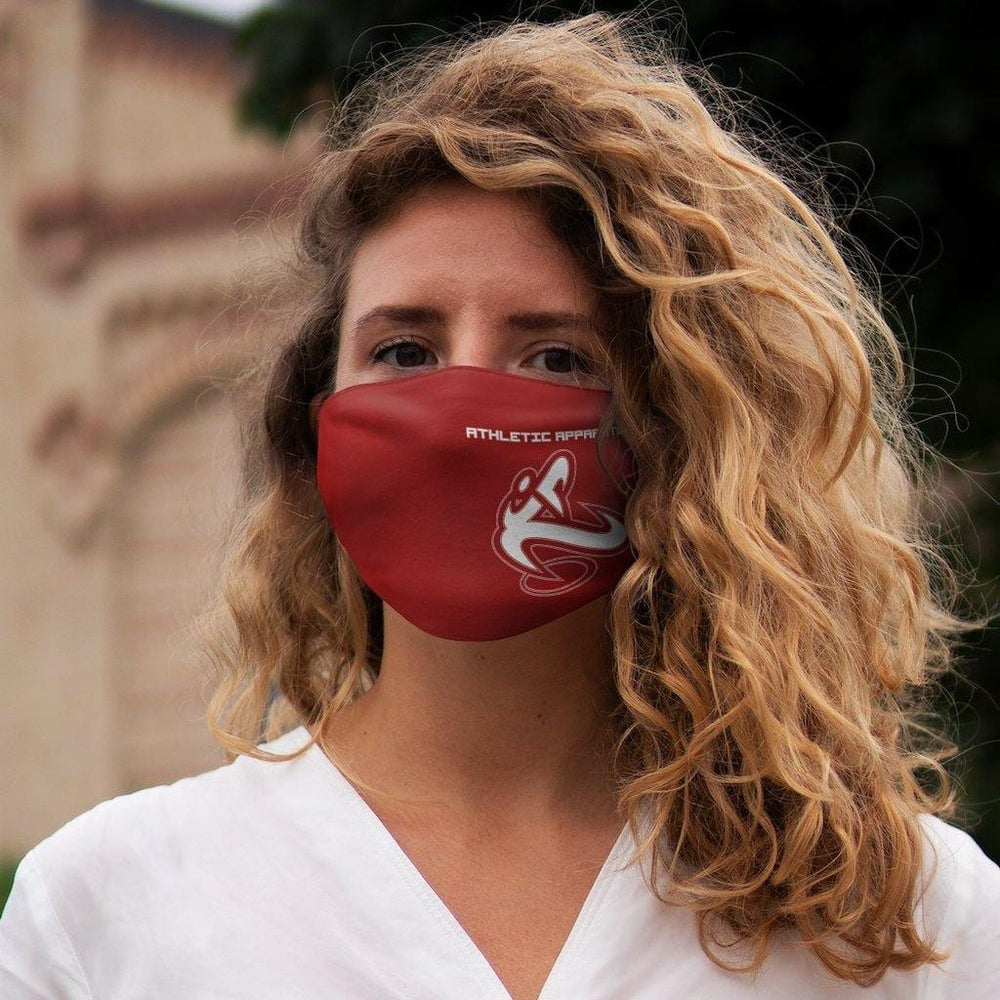 
                      
                        Athletic Apparatus Red White logo Snug-Fit Polyester Face Mask - Athletic Apparatus
                      
                    