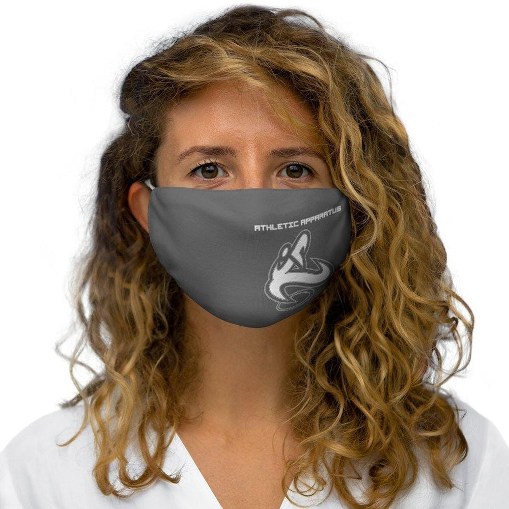
                      
                        Athletic Apparatus Grey White logo Snug-Fit Polyester Face Mask - Athletic Apparatus
                      
                    