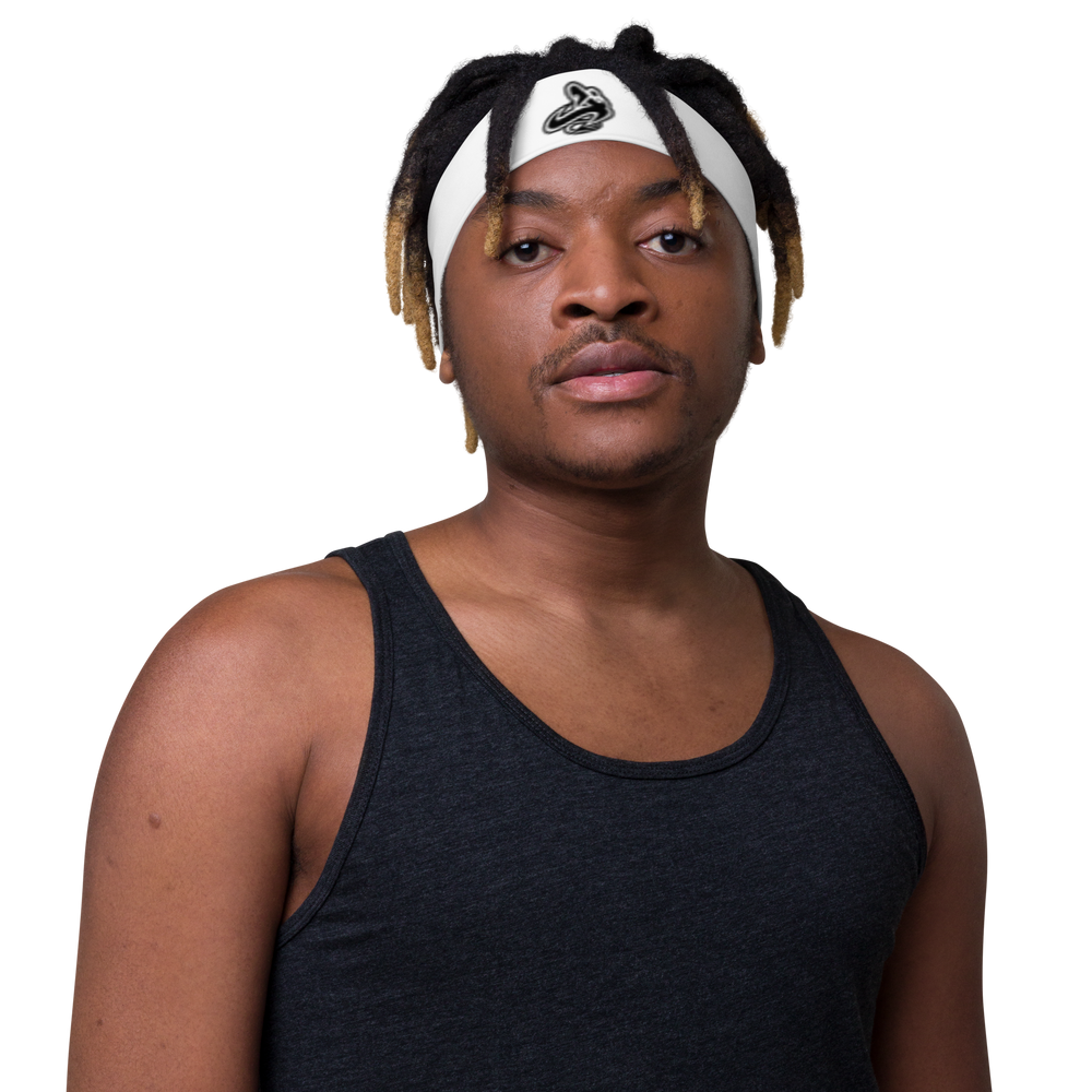 
                      
                        Athletic Apparatus White BL Headband
                      
                    