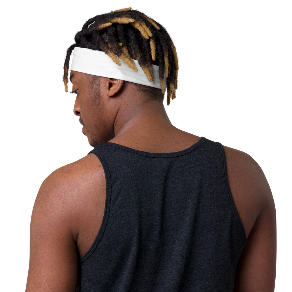 
                      
                        Athletic Apparatus White BL Headband
                      
                    