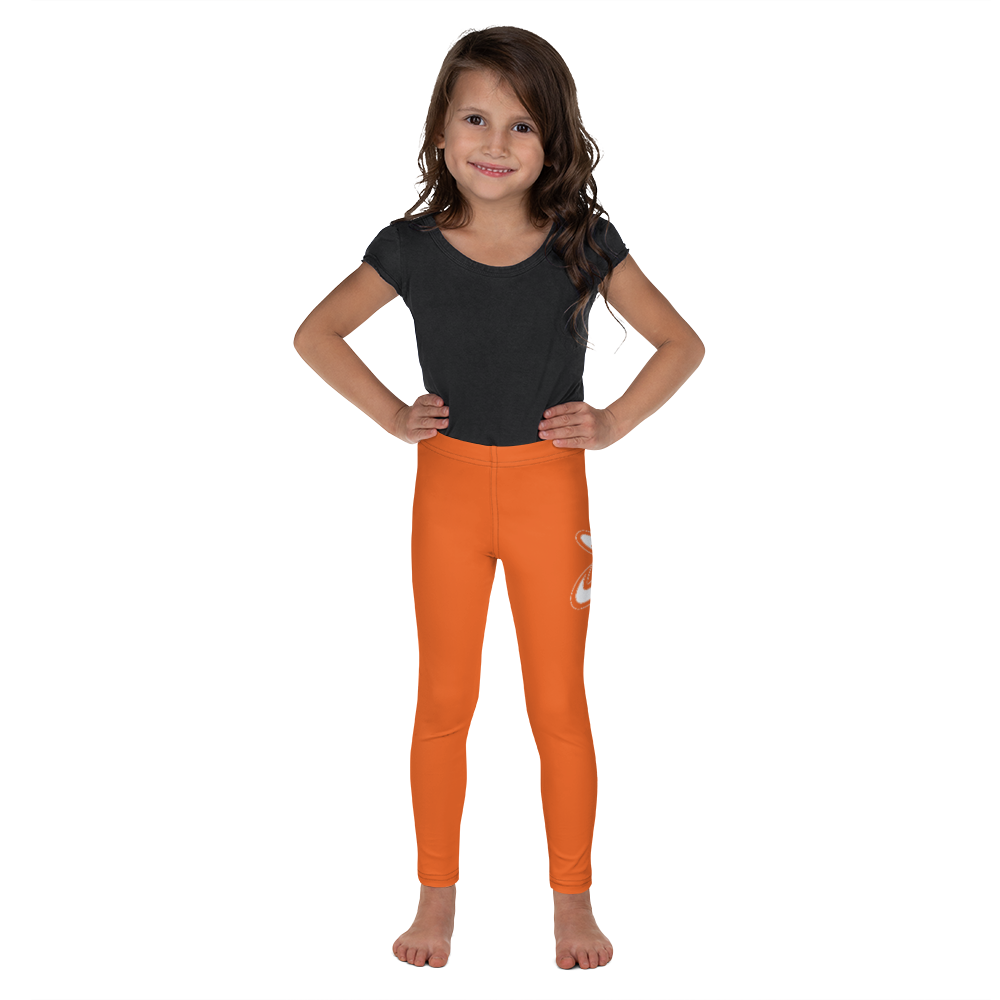 
                      
                        Athletic Apparatus Orange White logo Kid's Leggings
                      
                    