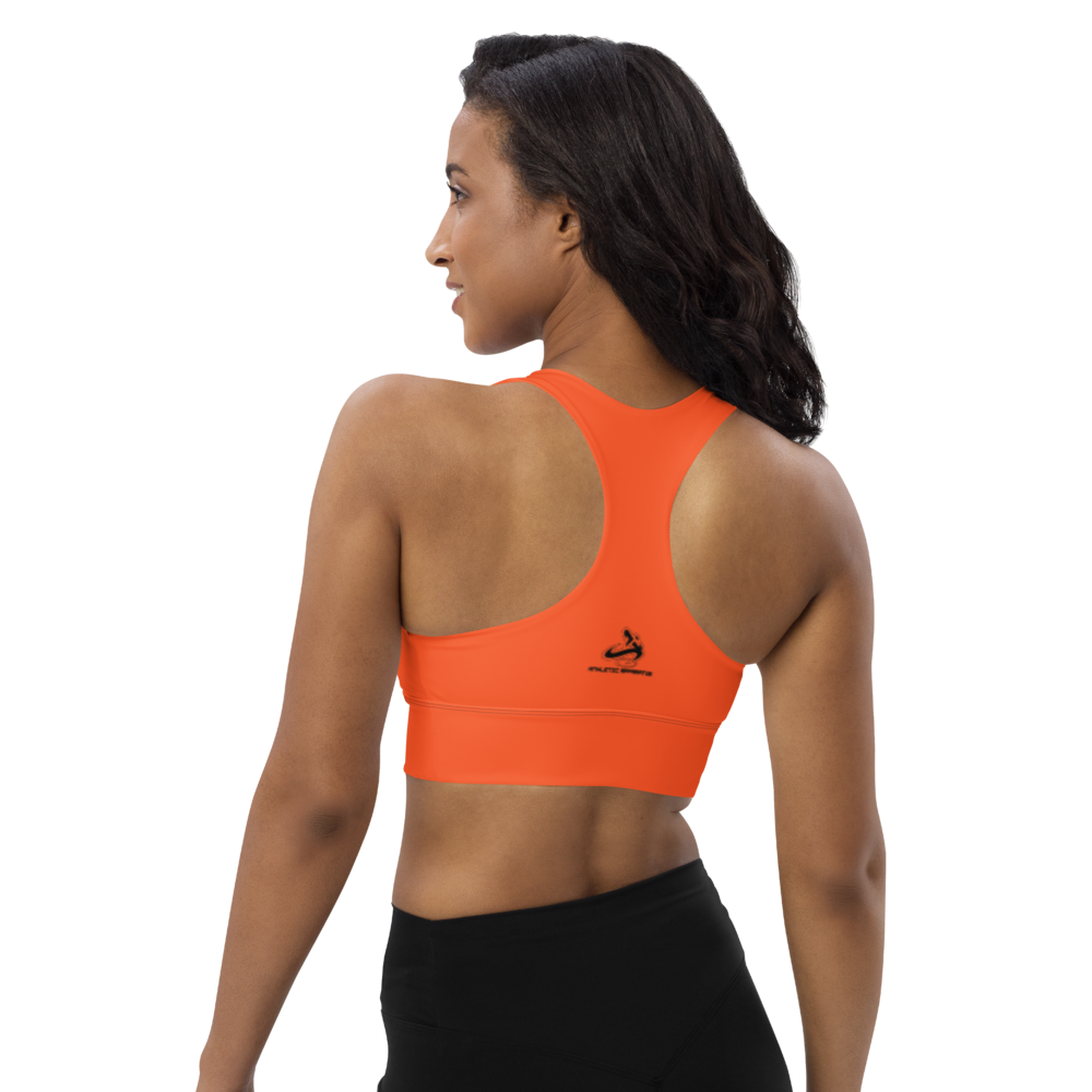 
                      
                        Athletic Apparatus Outrageous Orange BL Longline sports bra
                      
                    