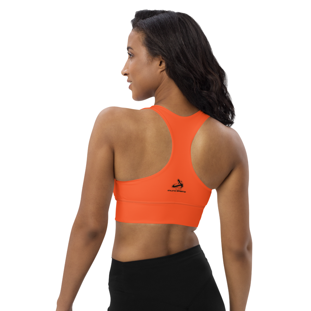 
                  
                    Athletic Apparatus Outrageous Orange BL Longline sports bra
                  
                