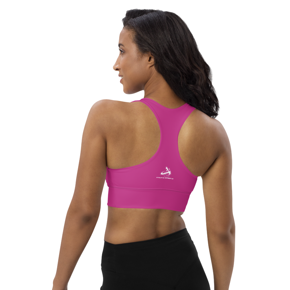 
                  
                    Athletic Apparatus Pink WL Longline sports bra
                  
                