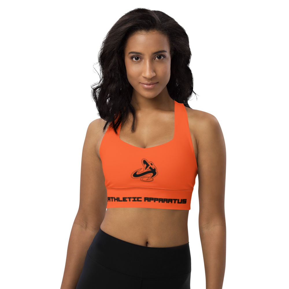 
                      
                        Athletic Apparatus Outrageous Orange BL Longline sports bra
                      
                    