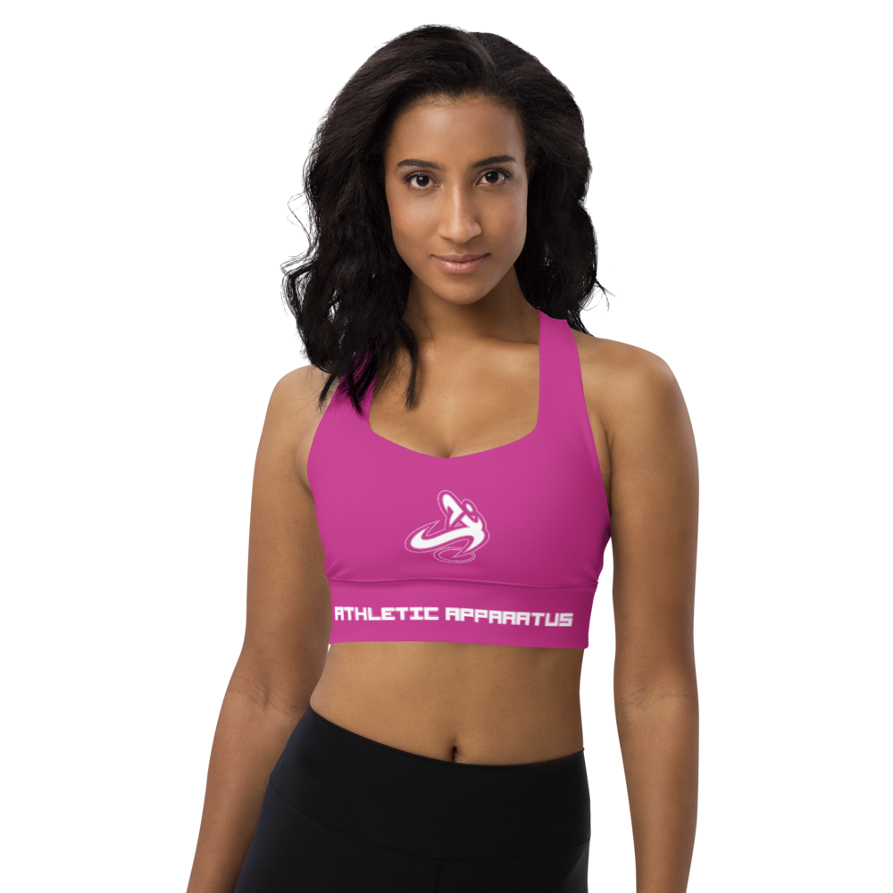 
                      
                        Athletic Apparatus Pink WL Longline sports bra
                      
                    