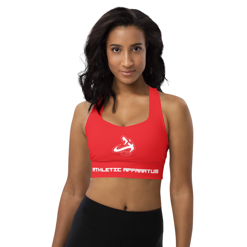 
                      
                        Athletic Apparatus Red 1 WL Longline sports bra
                      
                    