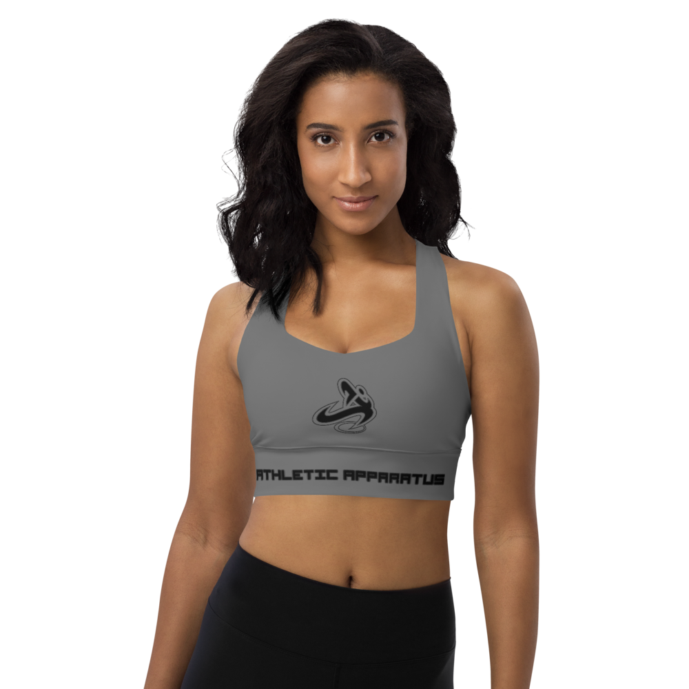 
                      
                        Athletic Apparatus Grey BL Longline sports bra
                      
                    