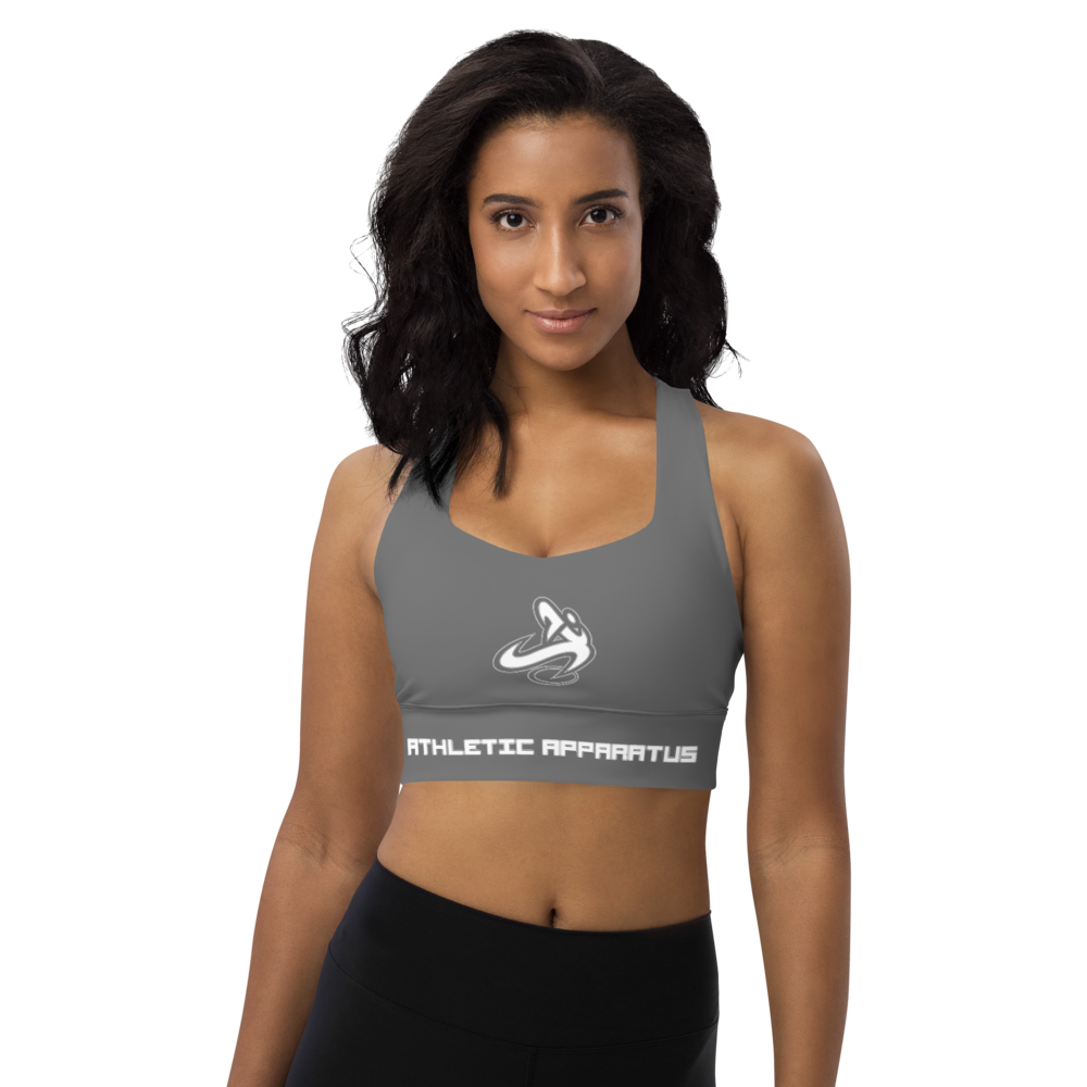 Athletic Apparatus Grey WL Longline sports bra