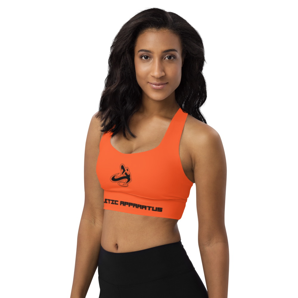 
                      
                        Athletic Apparatus Outrageous Orange BL Longline sports bra
                      
                    