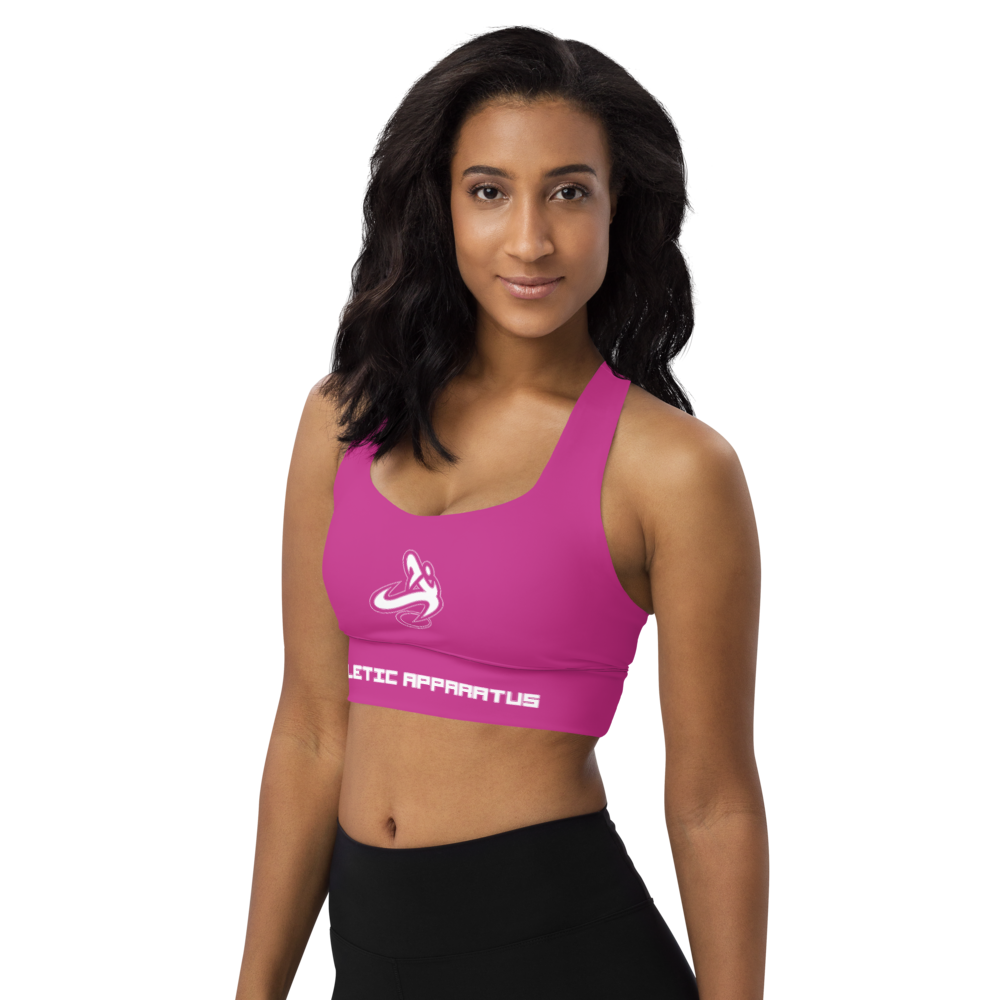 
                      
                        Athletic Apparatus Pink WL Longline sports bra
                      
                    