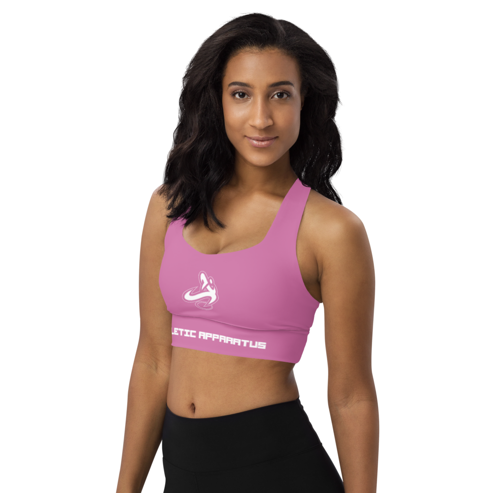 Athletic Apparatus Pink 1 WL Longline sports bra