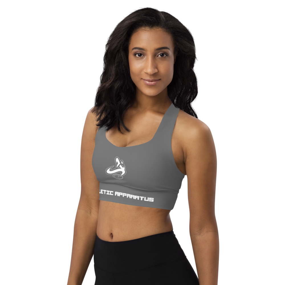 Athletic Apparatus Grey WL Longline sports bra