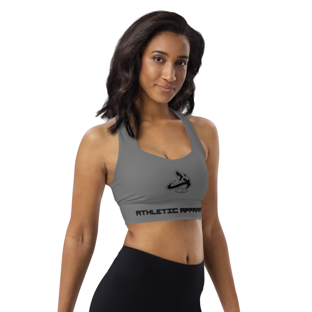 
                      
                        Athletic Apparatus Grey BL Longline sports bra
                      
                    