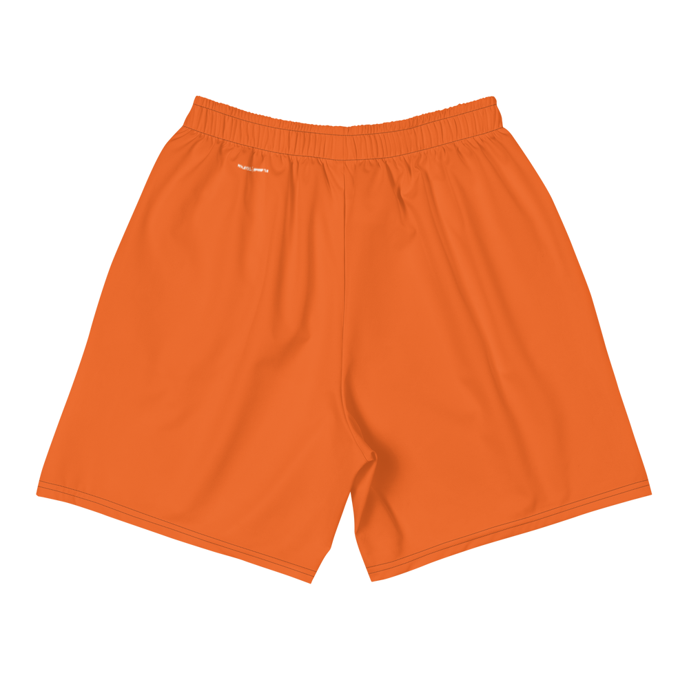 
                      
                        Athletic Apparatus Orange White logo Men's Athletic Long Shorts
                      
                    