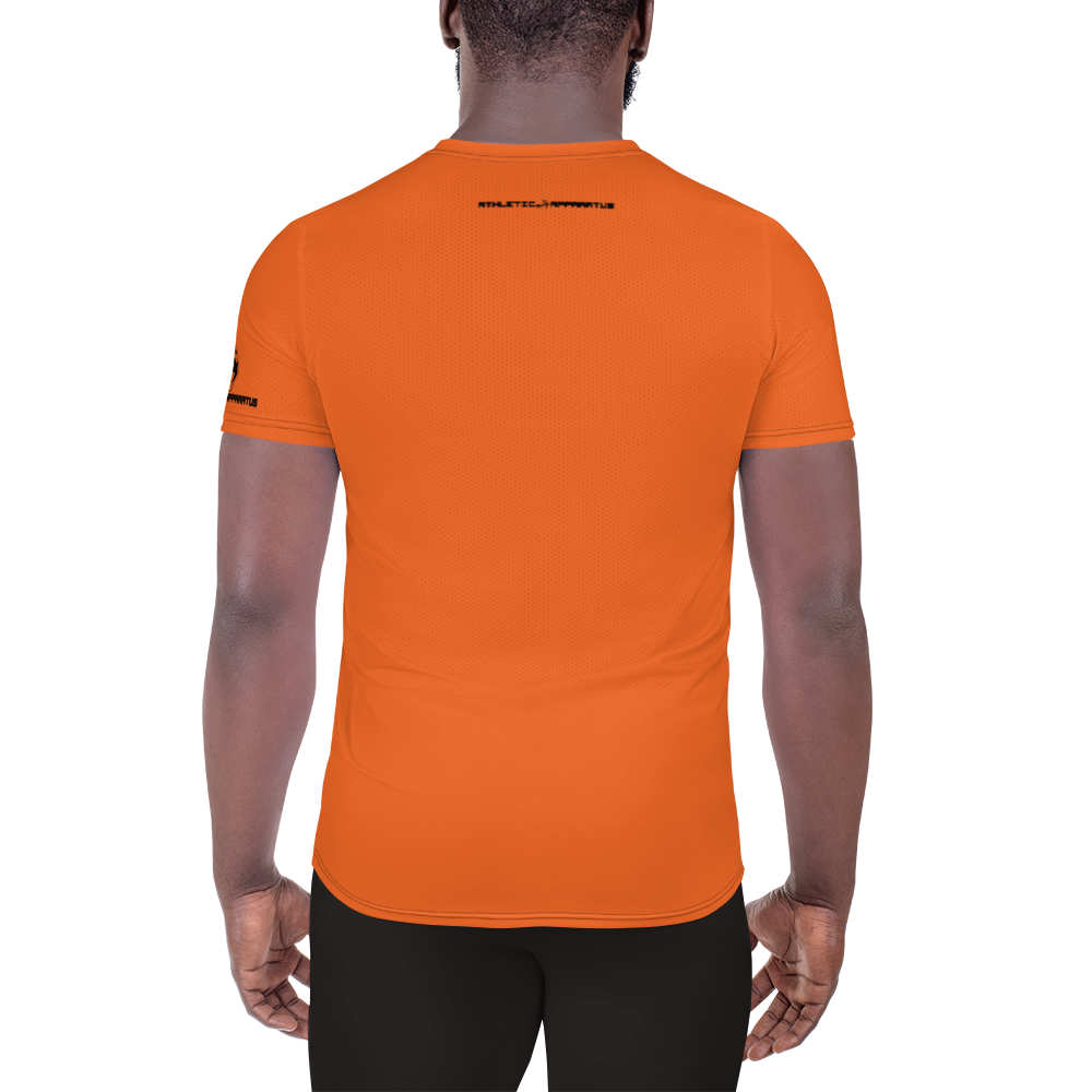 
                      
                        Athletic Apparatus Orange Black logo Men's Athletic T-shirt
                      
                    