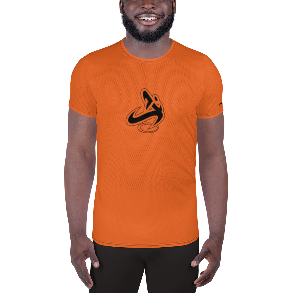 Athletic Apparatus Orange Black logo Men's Athletic T-shirt