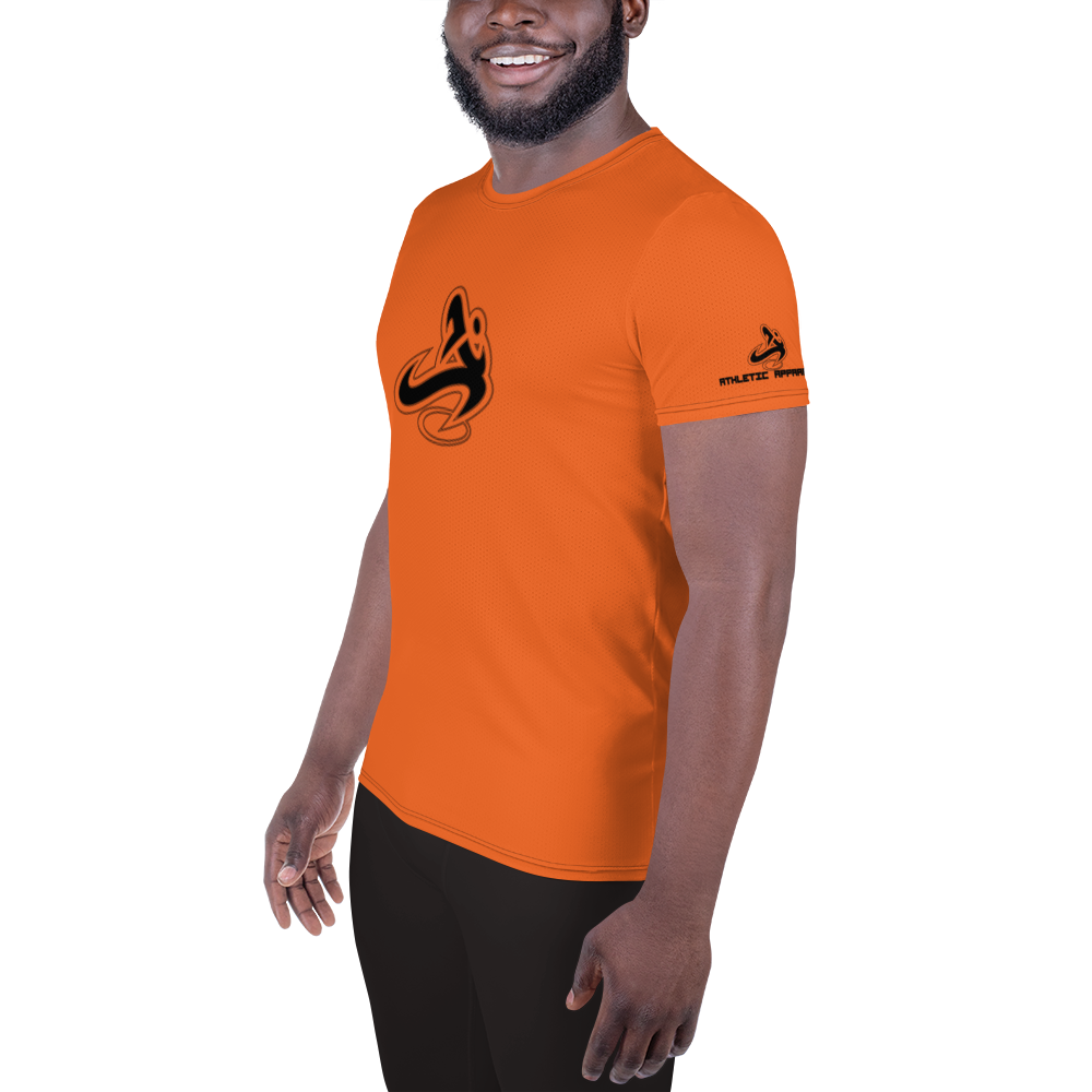 
                      
                        Athletic Apparatus Orange Black logo Men's Athletic T-shirt
                      
                    